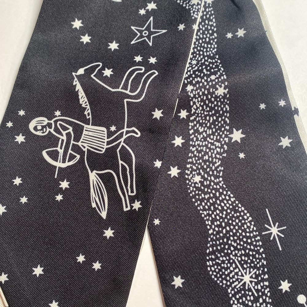 Zodiac Sagittarius - Thin Purse Scarf / Hairband / Scarf  - #117 / 5 for $70